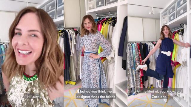 The Queen of the pokies, Trinny Woodall, shows her skills