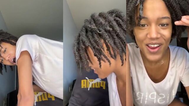 Ig model gets her face covered with cum during a hot session