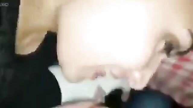 Handjob and blowjob in public place with risk
