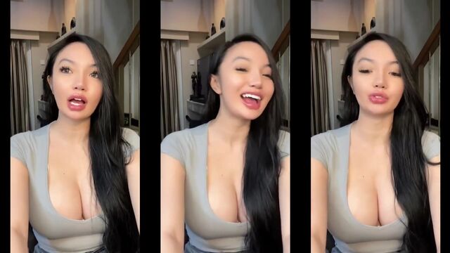 Hot girl Monica doing sexy live Bigo show
