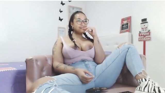 A hot girl named Ash has sex with her young boyfriend