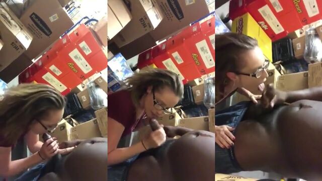 The employees are having a wild time and getting fucked