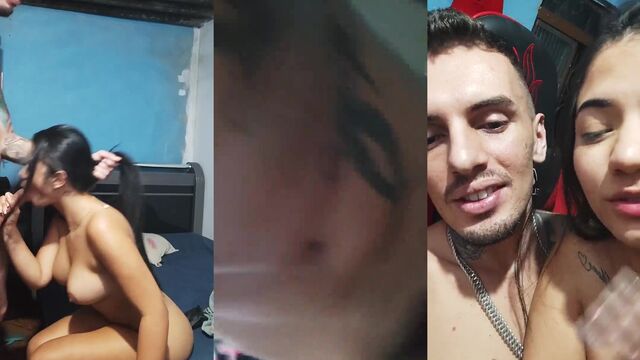A sexy onlyfans model has anal sex with three guys