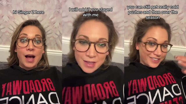 Ginger Zee gets her pussy railed by two cocks with intense passion