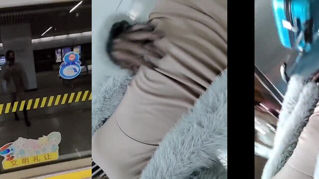 Girl squirts from her pussy in her panties, part 2