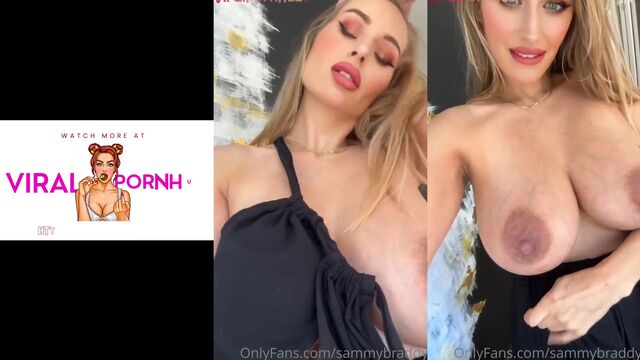 Samy Brady gets horny nipples played with passion