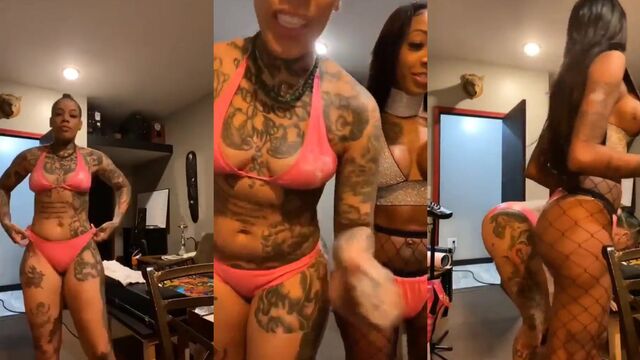 Thick ebony ass Ché Mack gets fucked hard in this hot video