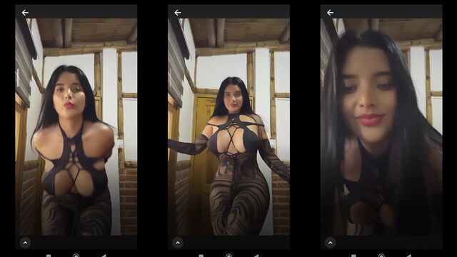 Alejandra Qiuñones gets naked and masturbates on Facebook Live