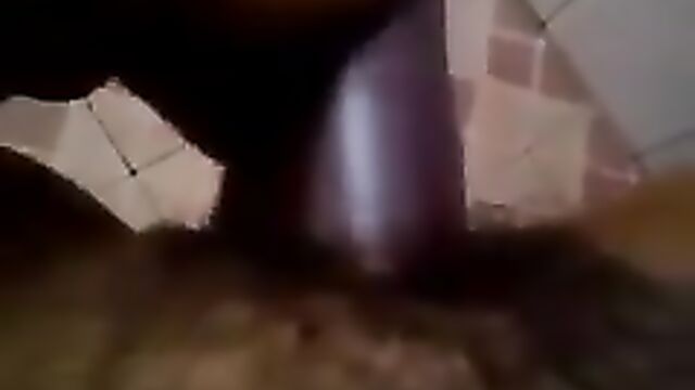 A hot eggplant was used as a toy by an Indonesian woman