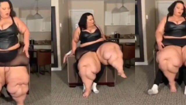 Bbw facesitting buttcrush ponyplay ride with a hardcore twist