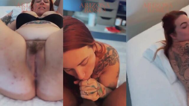 Fanboy fucks his idol, a fat Redhead BBW