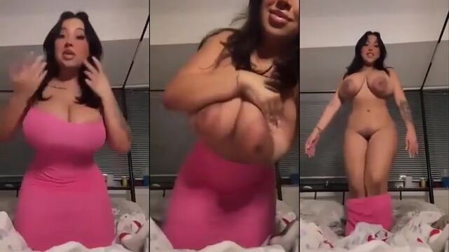 She has some impressive man boobs