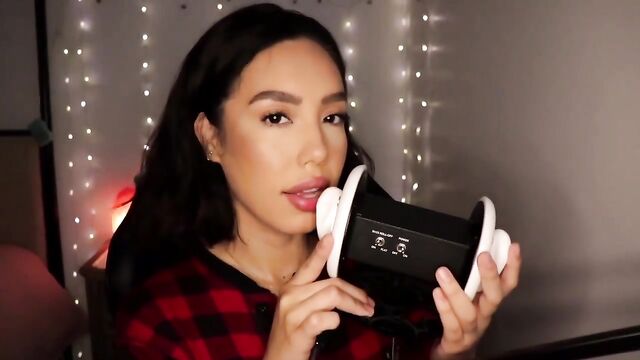Bella ASMR - erotic ears licking action
