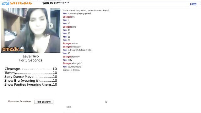 Ana’s throat game is on point in this steamy Omegle session