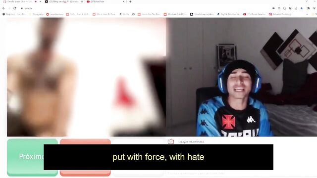 The couple gets wild on a YouTuber's live stream