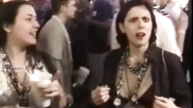 Amateur Mardi Gras stripping videos 1 & 2 - On Tape