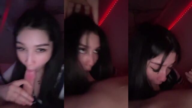 Gia Hassan sucking dick with passion and skill in this hot scene