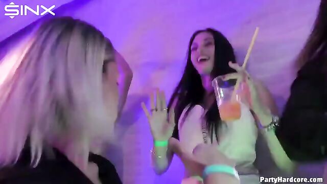 The party is over and these girls are going crazy