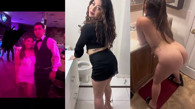 Fat Latina girl cheated on her boyfriend with another guy in an amateur video