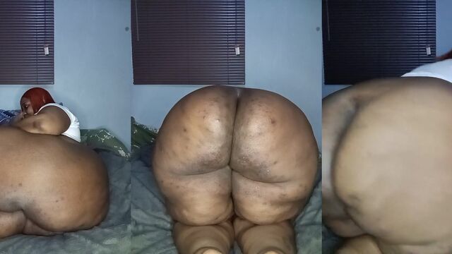 African Fat Ass Ssbbw Strip Teasing And Moaning