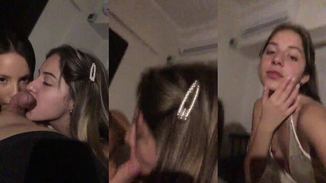 The blonde or the brunette is a very hot porn video