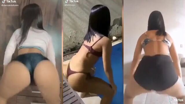 Funk dancing with a nice view of the ass