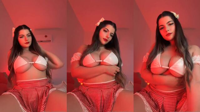 I tried on my sexiest lingerie and took some hot selfies