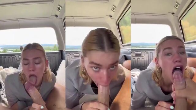 I couldn't resist the urge and ended up engaging in oral in the car
