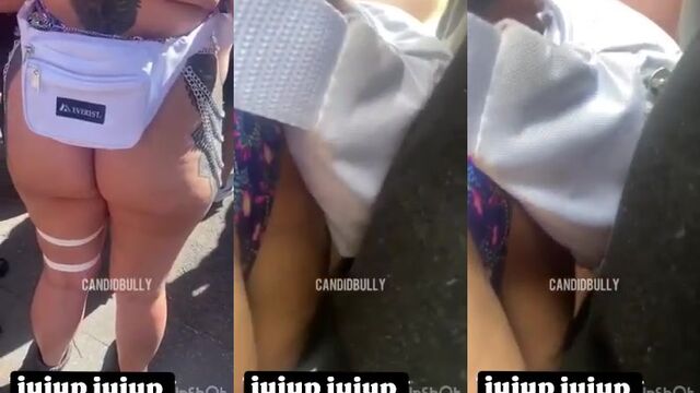 A tasty woman gets her ass stuffed on the metro