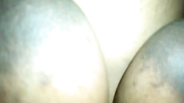 Titty milk flowing from huge natural tits of a horny woman