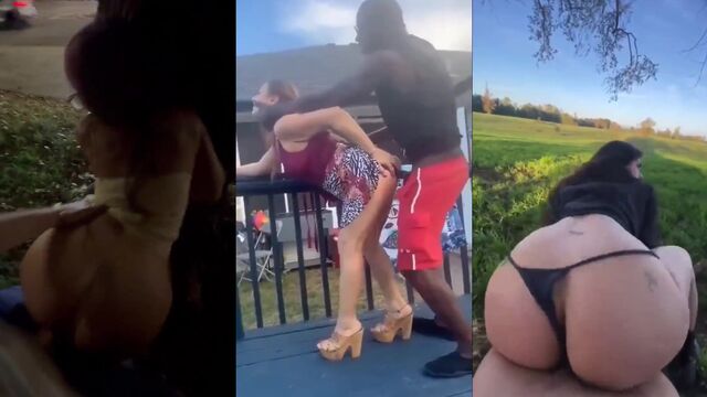 A couple has sex right in public, without any shame