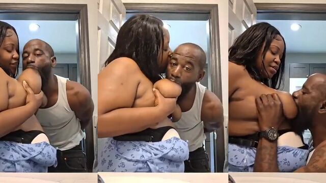 If your lady has saggy, big or huge titties, the best thing is to cherish and suck them