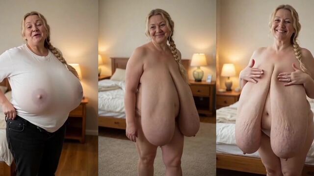 Granny Udders are saggy and ready for some action