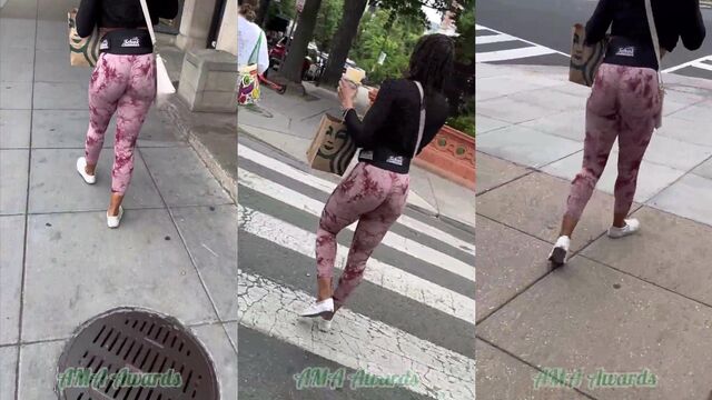 Starbucks employee caught in a compromising moment during her shift