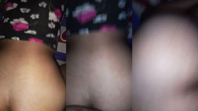 A fat woman is fucking with me in my room while her husband works