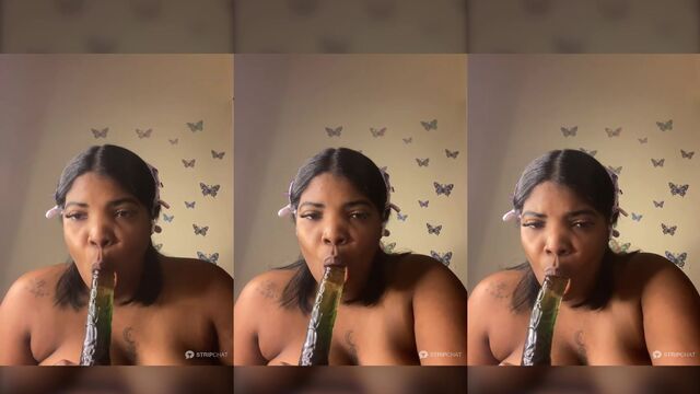 A fat black chick with a big ass gets fucked hard in this video
