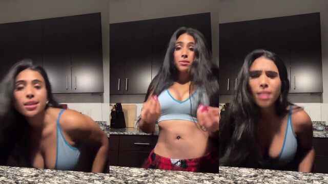 My hot stepmom dances for me and seduces me in a steamy way