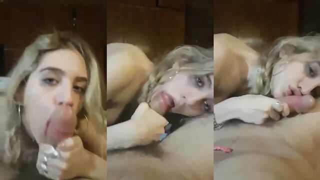 A cute girl gave a blowjob and it was amazing!