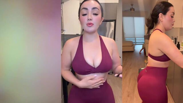 Guy cumming on Tiktok live, showing cock on archive