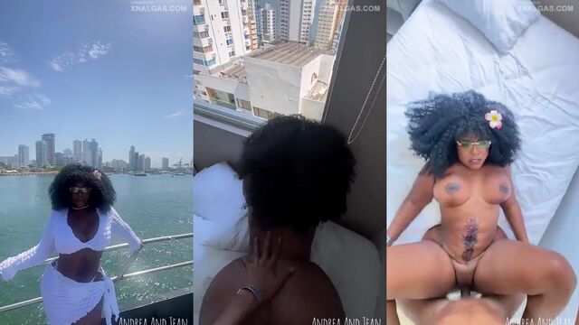 Andrea Ortiz Negrona shows off her big ass in this hot video