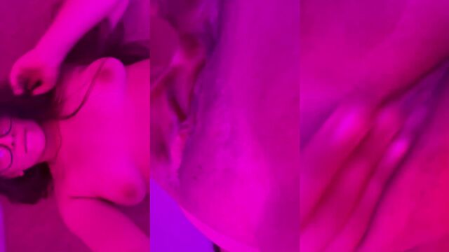 She gets hot while we watch a series (Vertical video)