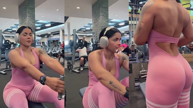 Nice ladies from the gym are doing amazing jobs