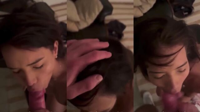 Two appetizing girls having fun at home with two guys