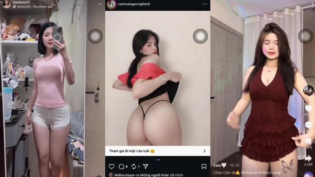 Bunch of bitches TikToker showing off their great ass part 2