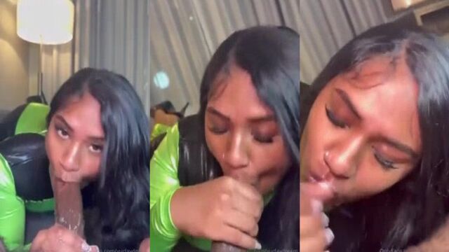 The first blowjob scene with a legendary actress - Blowjob drop 1