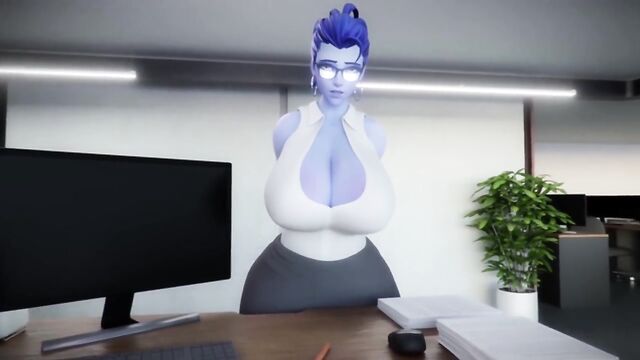 A young girl is having an affair with her boss in his office