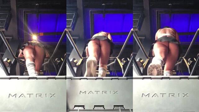 Gym session turns into a steamy encounter for receptionist