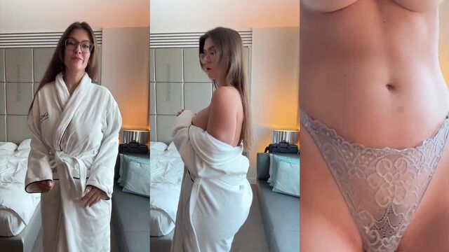 A German girl is having fun with her boyfriend in doggy style