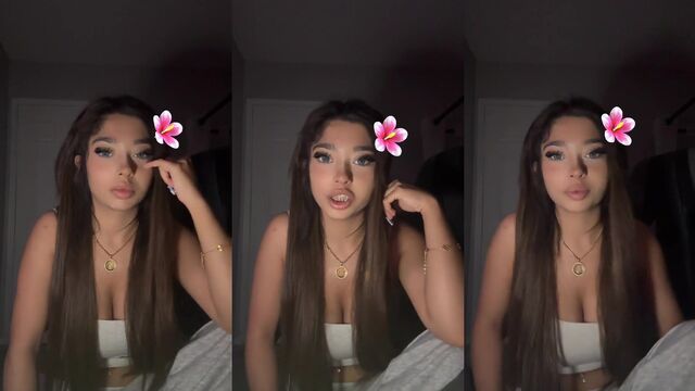 A guy masturbates his dick on TikTok live and shows his cum