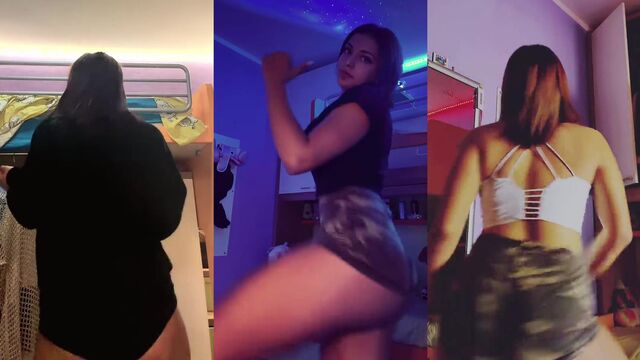 Hot twerk edit with a big ass chick from TikTok
